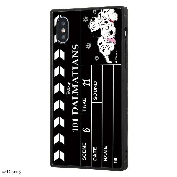 イングレム｜Ingrem iPhone XS / iPhone X/耐衝撃ケース KAKU トリプルハイブリッド 『101匹わんちゃん/Clapperboard』 イングレム IQ-DP20K3B/DL002