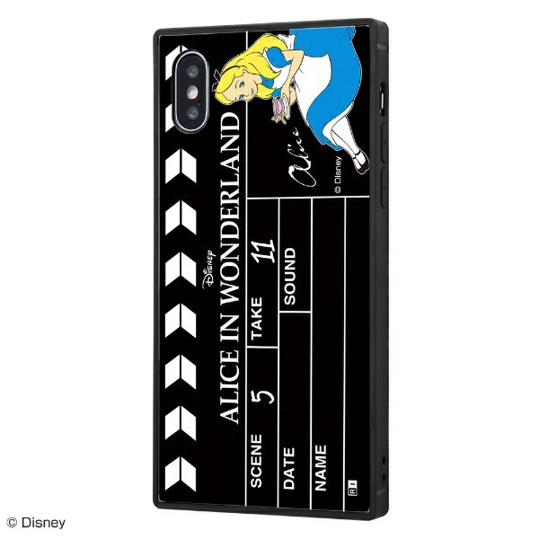 イングレム｜Ingrem iPhone XS / iPhone X/耐衝撃ケース KAKU トリプルハイブリッド 『ふしぎの国のアリス/Clapperboard』 イングレム IQ-DP20K3B/AC002