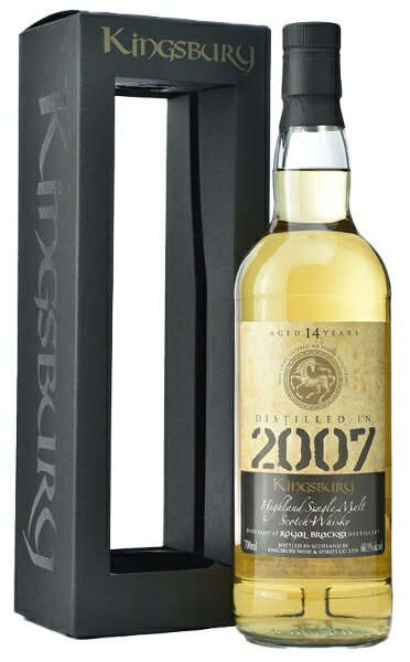 ウイスキー キングスバリー ゴールド ロイヤルブラックラ 2007 14年 700ml【ウイスキー】 【代金引換配送不可】