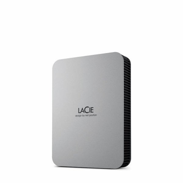 LaCie｜ラシー STLP5000400 外付けHDD USB-C接続 Mobile Drive 2022(Mac/Windows11対応) ムーン・シルバー [5TB /ポータブル型]