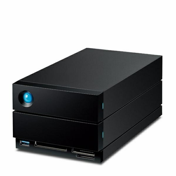 LaCie�b���V�[ STLG20000400 �O�t��HDD Thunderbolt 3�ڑ� (Thunderbolt 3   USB-A   DisplayPort   CF�ESD�ECFexpress�J�[�h���[� �[) 2big Dock v2 [20TB  �����u���^]