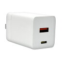 ラスタバナナ｜RastaBanana AC充電器Type-C PD33W/USB-A 5V2.4A ホワイト RACCA33W01WH [2ポート /USB Power Delivery対応]