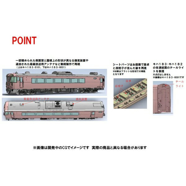 TOMIX｜トミックス 【Nゲージ】98523 JR キハ1836000系ディーゼルカー（お座敷車）セット（3両） TOMIX_1