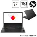 HP｜エイチピー ゲーミングノートパソコン OMEN Gaming Laptop 6M0W4PA-AACB シャドウブラック RTX 3060 16.1型 Windows11 Home intel Core i7 メモリ：16GB SSD：1TB 2022年12月モデル 