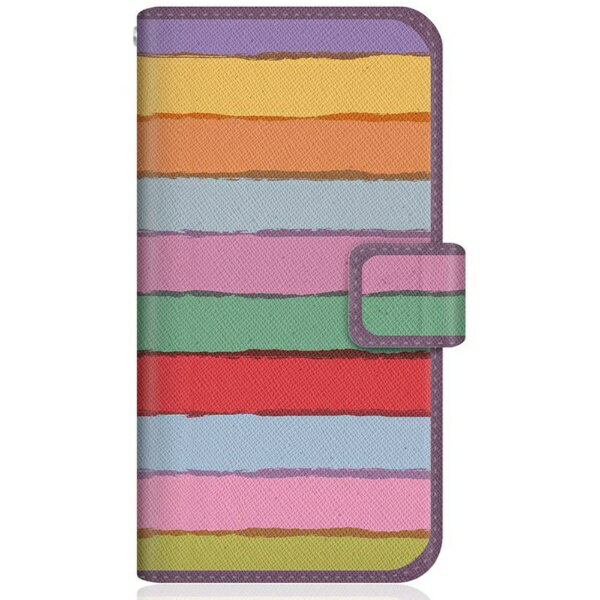 CaseMarket｜ケースマーケット CaseMarket SHG06 スリム手帳型ケース ドロー ザ レインボー SHG06-BCM2S2021-78