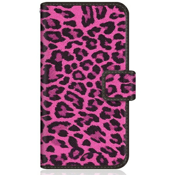 CaseMarket｜ケースマーケット CaseMarket SH-54B スリム手帳型ケース ヒョウ柄 ピンク レパード ノート SH-54B-BCM2S2010-78