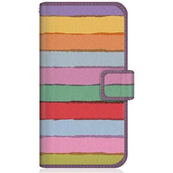 CaseMarket｜ケースマーケット CaseMarket SH-54B スリム手帳型ケース ドロー ザ レインボー SH-54B-BCM2S2021-78