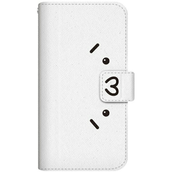 CaseMarket｜ケースマーケット SHOBON SH-54B スリム手帳型ケース ショボーン (´・ω・`) × ナエ-(´Д｀) モノクロ SH-54B-BSB2S2601-78