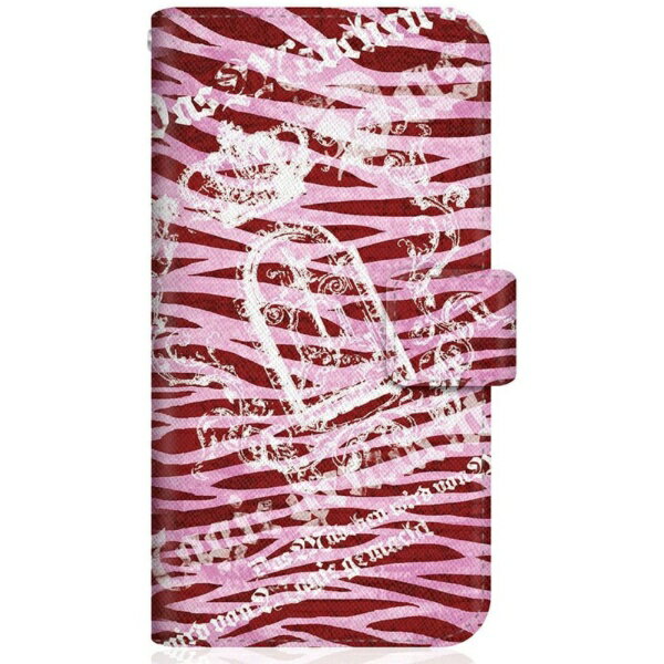 CaseMarket｜ケースマーケット CaseMarket SHG06 スリム手帳型ケース ゴシック ゼブラ ハード ピンク SHG06-BCM2S2542-78(2.0)