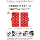 CaseMarket｜ケースマーケット CaseMarket SHG06 スリム手帳型ケース Dot Pattern ベビー レッド ノスタルジー SHG06-BCM2S2546-78 2