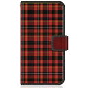 CaseMarket|ケースマーケット CaseMarket SO-53B スリム手帳型ケース タータンチェック ダイアリー キングダム レッド SO-53B-...