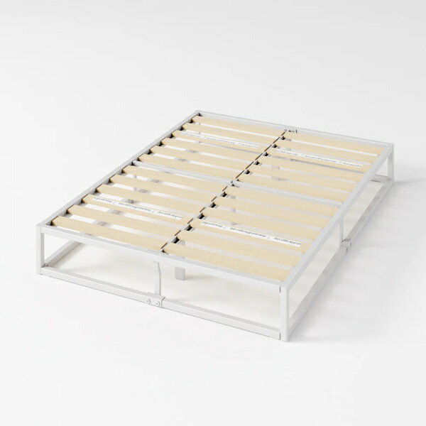 ZINUS｜ジヌス 【フレームのみ】パイプベッド ジヌス Joseph 25cm［スノコ床板］ ホワイト ZJ-MBBFW-10SD [セミダブルサイズ]【キャンセル・返品不可】 【代金引換配送不可】(3)