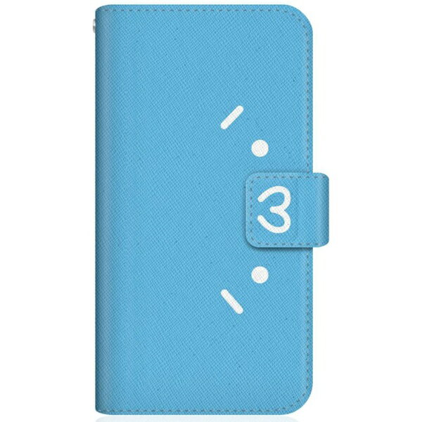 CaseMarket｜ケースマーケット SHOBON SHG05 スリム手帳型ケース ショボーン (´・ω・`) × ナエ-(´Д｀) 手帳 ポップカラー ver. スカイ ブルー SHG05-BSB2S2641-78