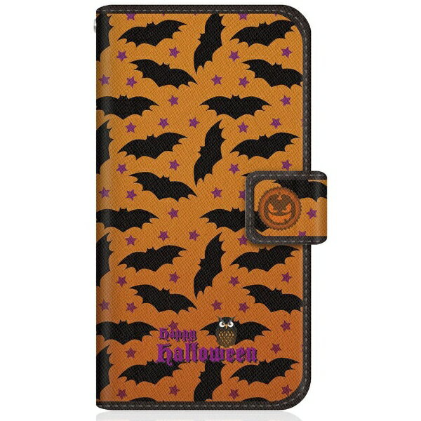 CaseMarket｜ケースマーケット CaseMarket SH-M19 スリム手帳型ケース ハッピー ハロウィン バット パターン ダイアリー SH-M19-BCM2S2622-78