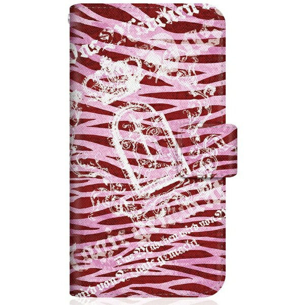 CaseMarket｜ケースマーケット CaseMarket SO-51C スリム手帳型ケース ゴシック ゼブラ ハード ピンク SO-51C-BCM2S2542-78