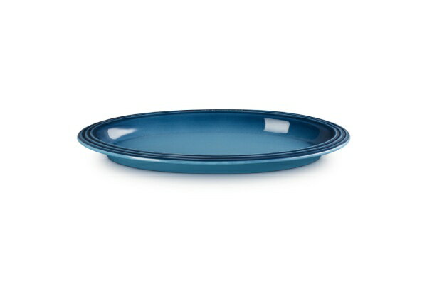 LECREUSET｜ル・クルーゼ レジェ・オーバル・プレート マリンブルー [25cm/電子レンジ対応/食洗機対応]