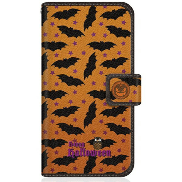 CaseMarket｜ケースマーケット CaseMarket Xperia1IV スリム手帳型ケース ハッピー ハロウィン バット パターン ダイアリー Xperia1IV-BCM2S2622-78