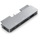 O[`[bGLOTURE iPad PropmUSB-C IXX J[hXbgx2 / HDMI / 3.5mm / USB-A / USB-Cx2nUSB PDΉ 60W hbLOXe[V GeeHub [USB Power DeliveryΉ]