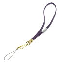 ノースアヘッド|north ahead CallaBella シュリンクレザー ハンドストラップ パープル CallaBella CB-201-PU