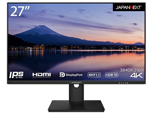 JAPANNEXT｜ジャパンネクスト PCモニター JN-IPS2707UHDR 27型 /4K(3840×2160） /ワイド