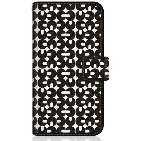 CaseMarket｜ケースマーケット CaseMarket SH-51C スリム手帳型ケース Geometric Pattern 幾何学模様 モノトーン The Circle SH-51C-BCM2S2094-78