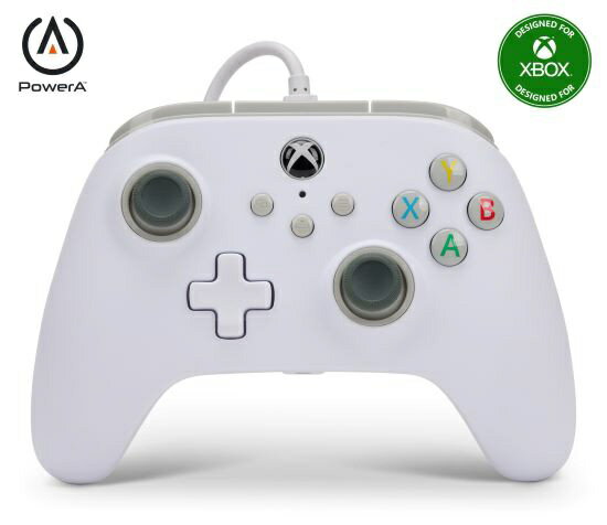 アコ・ブランズ・ジャパン｜ACCO BRANDS JAPAN 【国内正規品 2年保証】 PowerA 有線コントローラー Xbox Series XS ホワイト PowerA