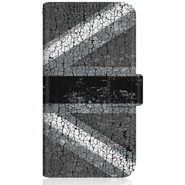 CaseMarket｜ケースマーケット CaseMarket GB17L スリム手帳型ケース Black Union Jack ダメージ キングダム ダイアリー GB17L-BCM2S2099-78