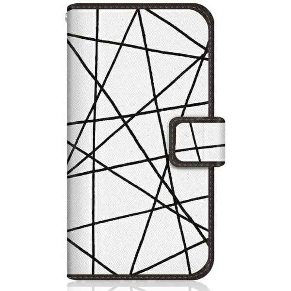 CaseMarket｜ケースマーケット CaseMarket Pixel6a スリム手帳型ケース 北欧 モダン モノトーン リンヤ Black Pixel6a-BCM2S2111-78