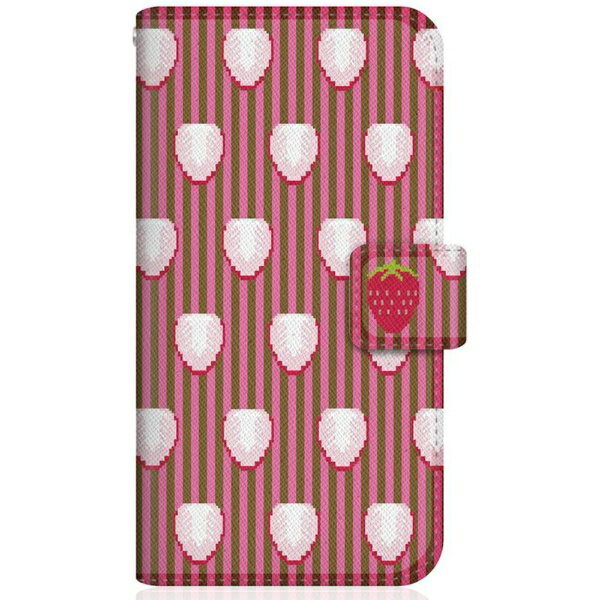 CaseMarket｜ケースマーケット CaseMarket GA02998 スリム手帳型ケース キュート ストロベリー ドット パターン スリム ダイアリー GA02998-BCM2S2630-78