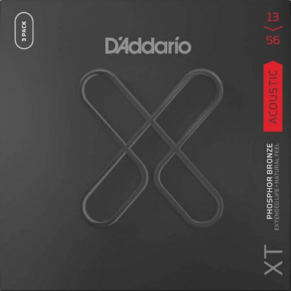 D’Addario｜ダダリオ アコースティックギター弦 XTAPB1356-3P