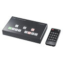 サンワサプライ|SANWA SUPPLY 4入力1出力HDMIスイッチャー(4K対応/画面分割/キャプチャ機能付き) SW-UHD41UVC
