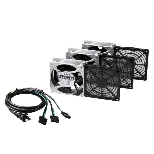 ����掠�ץ饤��SANWA SUPPLY ��Ǯ�ե����®������ t=38mm [3�ĥ��å�] CP-FANS38-3A