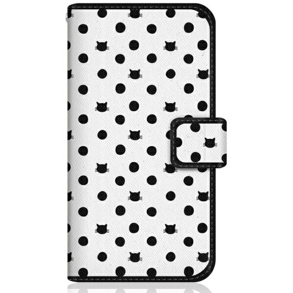 CaseMarket｜ケースマーケット NYAGO GA02998 スリム手帳型ケース NYAGO ノート キュート ドット パターン ホワイト GA02998-BNG2S2020-78