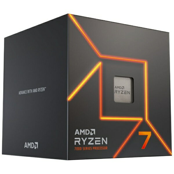 楽天楽天ビック（ビックカメラ×楽天）AMD｜エーエムディー 〔CPU〕AMD Ryzen7 7700 With Wraith Prism Cooler （Zen4） 100-100000592BOX [AMD Ryzen 7 /AM5 /グラフィックス搭載]