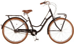 【ネットショップ限定】 マリ・クレール｜marie claire 自転車 RUE ROYALE リュ・ロワイヤル ブラック HS263RHD-MC [内装3段 /26インチ]2023年モデル【キャンセル・返品不可】 【代金引換配送不可】