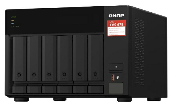 QNAP｜キューナップ NAS [ストレージ無 /6ベイ] TVS-675 TVS-675-8G