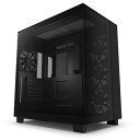 NZXT｜エヌゼットエックスティー PCケース ATX /Micro ATX /Mini-ITX H9 Flow ブラック CM-H91FB-01