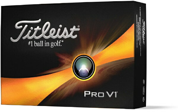 タイトリスト｜Titleist ゴルフボール PRO V1《1ダース(12球)/ホワイト ダブルナンバー》【返品交換不可】