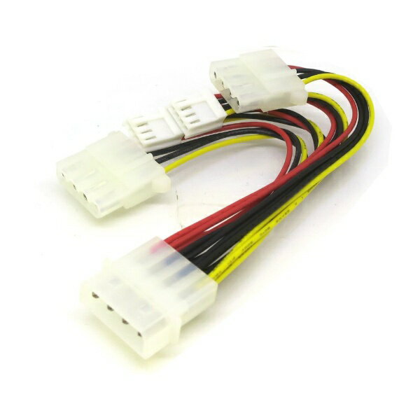 変換名人 ペリフェラル 4分岐ケーブル　20cm PD7831