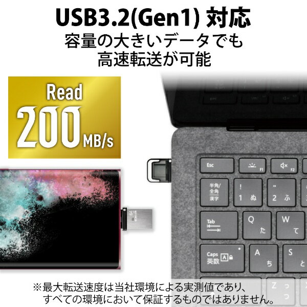 【エントリーで最大2万ポイント当たる｜4/23まで】 ELECOM｜エレコム USBメモリ (Android/iPadOS/Mac/Windows11対応) シルバー MF-CAU32064GSV [64GB /USB TypeA＋USB TypeC /USB3.2 /キャップ式]