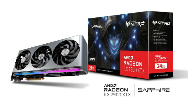 SAPPHIREbTt@C OtBbN{[h NITRO+ Radeon RX 7900 XTX GAMING OC VAPOR-X 24GB GDDR6 SAP-NITRORX7900XTXOCV24GB 11322-01-40G [Radeon RXV[Y  24GB]