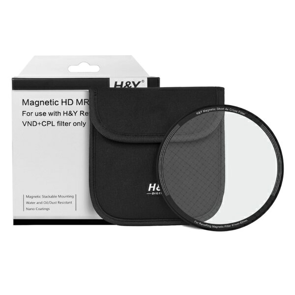 H&Y｜エイチアンドワイ クリップオン ショート 4x クロス 67-82mm RMC4-82