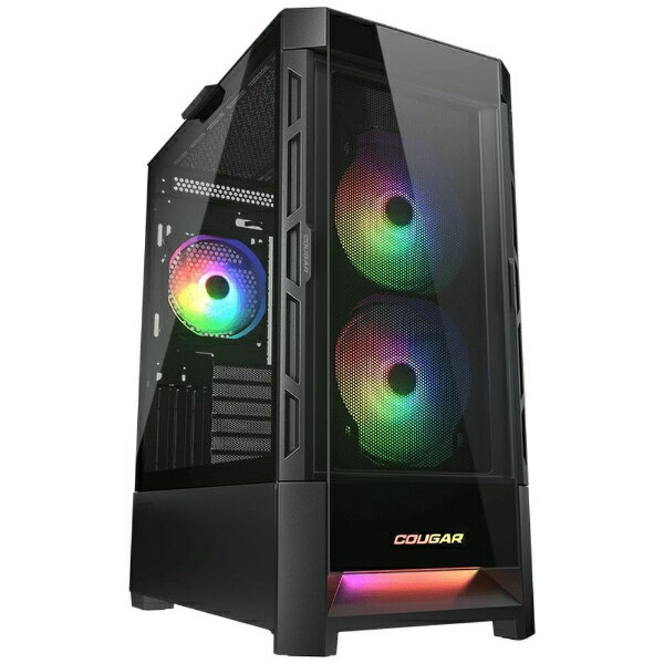 COUGAR｜クーガー PCケース [ATX /Micro ATX /Extended ATX /Mini-ITX /CEB] Duoface RGB ブラック DuofaceRGB-Black