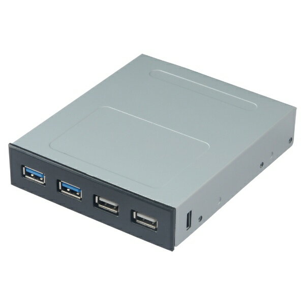 アイネックス｜ainex 3.5インチベイ USB3.0／2.0フロントパネル ブラック PF-004C