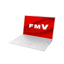 富士通｜FUJITSU ノートパソコン FMV LIFEBOOK UH90/H1 シルバーホワイト FMVU90H1W 