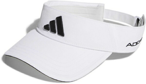 アディダス｜adidas メンズ サイドロゴ バイザー(OSFXサイズ：57〜60cm/ホワイト×ブラック)MGS04 ホワ..