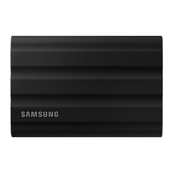 SAMSUNG｜サムスン MU-PE4T0S-IT 外付けSSD USB-C＋USB-A接続 Portable SSD T7 Shield(Android/Mac/Win) ブラック 4TB /ポータブル型