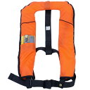 日本船具|NIHON-SENGU 膨脹式救命胴衣(自動膨脹機能付き) NS-5000 オレンジ 6300005517
