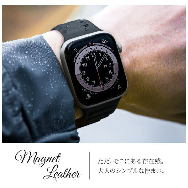 ラスタバナナ｜RastaBanana Apple Watch用バンド Ultra/Series 8/7/6/5/4/3/SE第2世代/SE 49mm/45mm/44mm/42mm マグネットレザー グリーン RBAWM7450GR