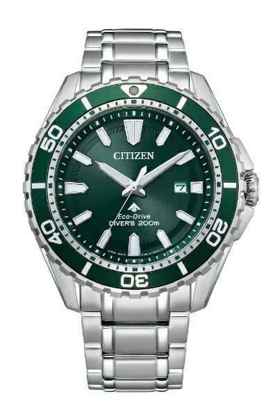 【エントリーで最大2万ポイント当たる｜4/23まで】 CITIZEN｜シチズン PROMASTER（プロマスター） エコ・ドライブ時計［ソーラー時計］ MARINEシリーズ ダイバー200m グリーン BN0199-53X